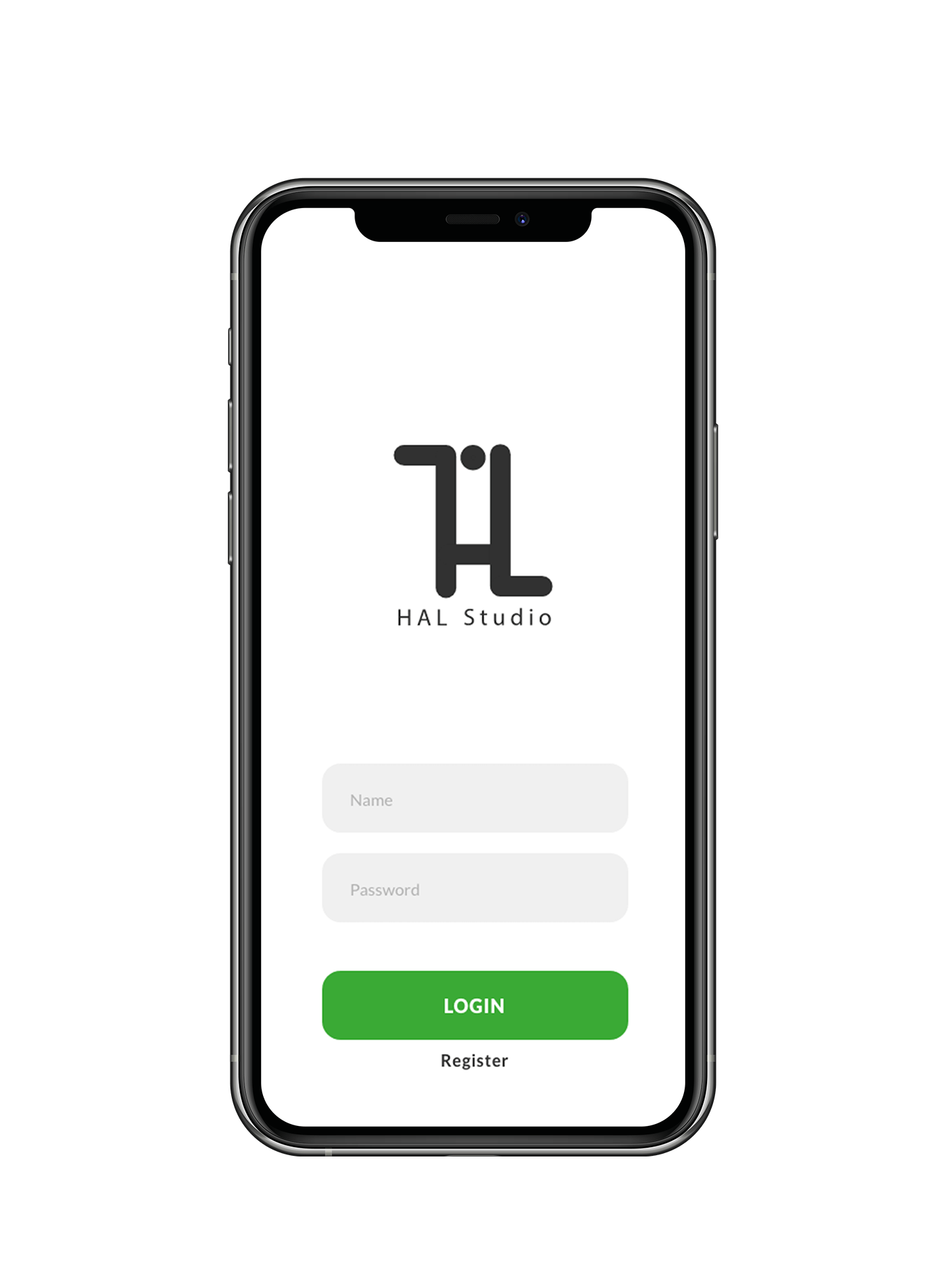 Hal Studio login page
